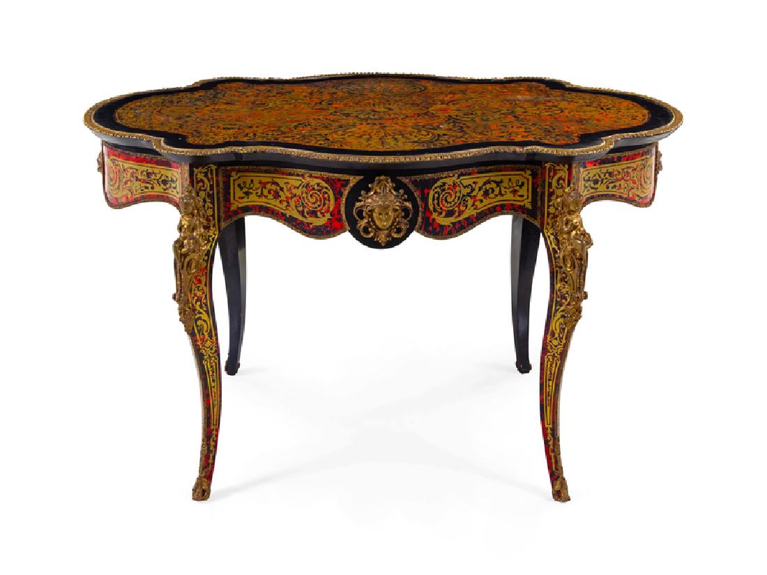 A Napoleon III Style Boulle Marquetry Table (1 of 3)