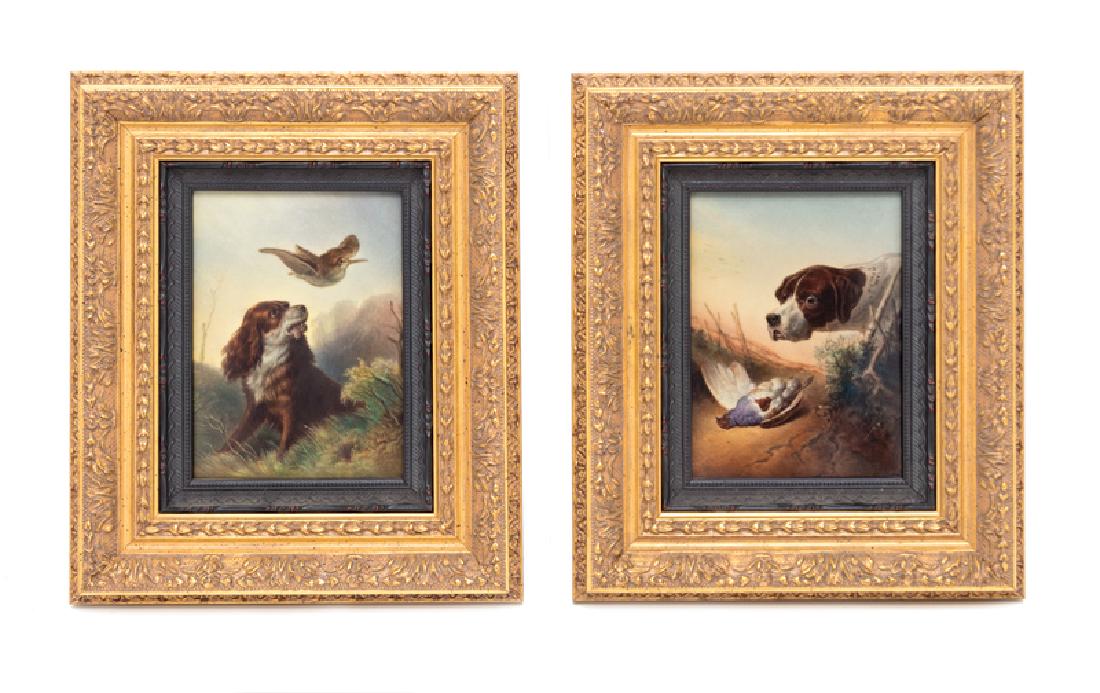 A Pair of Berlin (K.P.M.) Porcelain Plaques (1 of 2)