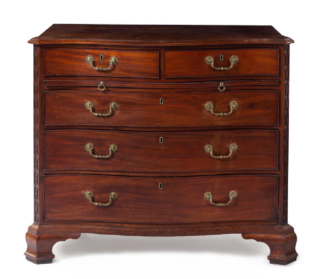 A George III Mahogany Chest of Drawers (1 of 1)
