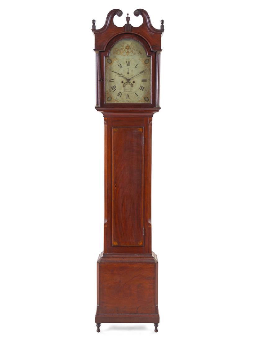 *A Scottish George III Mahogany Tall Case Clock (1 of 2)