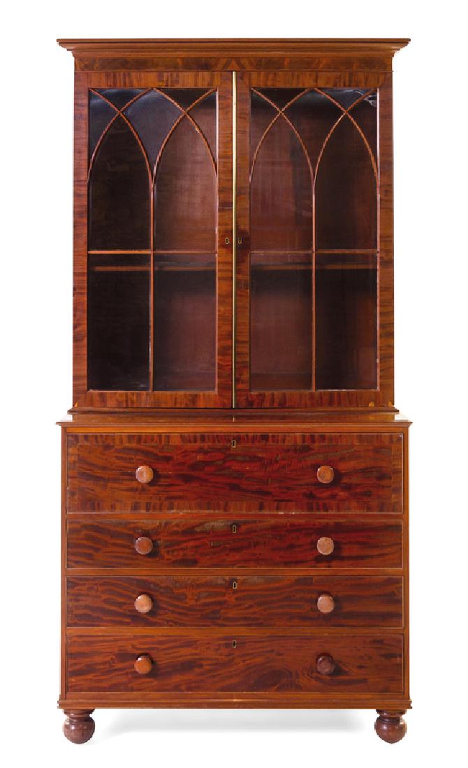 A George III Mahogany Secretary Bookcase (1 of 1)