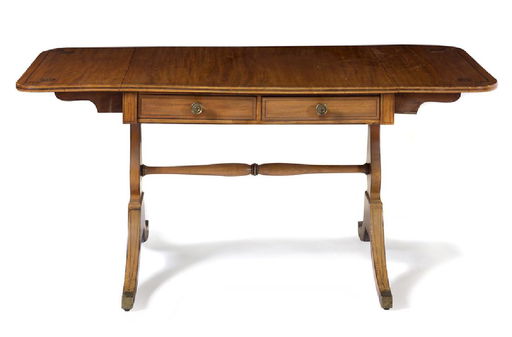 A Regency Ebony Inlaid Mahogany Sofa Table Jul 17 2019