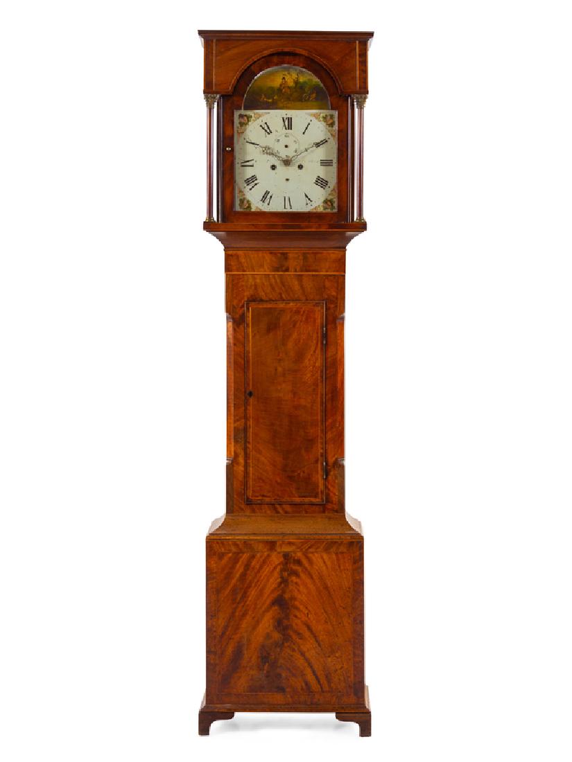 A Mahogany Tall Case Clock (1 of 2)