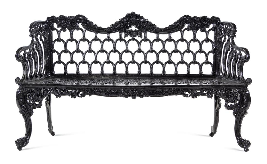 A Victorian Cast Metal "Rose Garden" Suite (1 of 3)