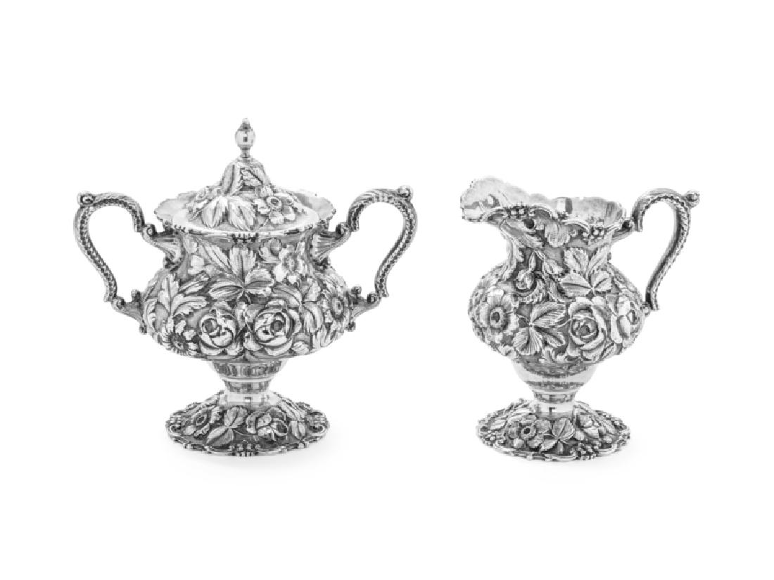 *An American Silver Creamer and Sugar (1 of 2)