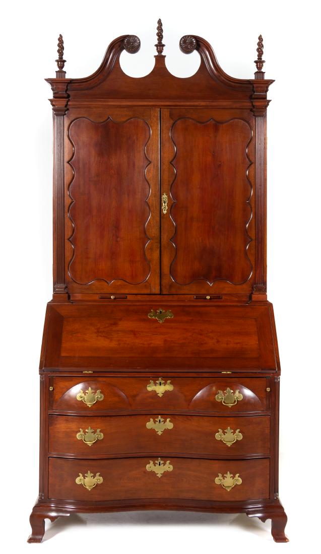 *A Chippendale Cherry Secretary Bookcase (1 of 1)