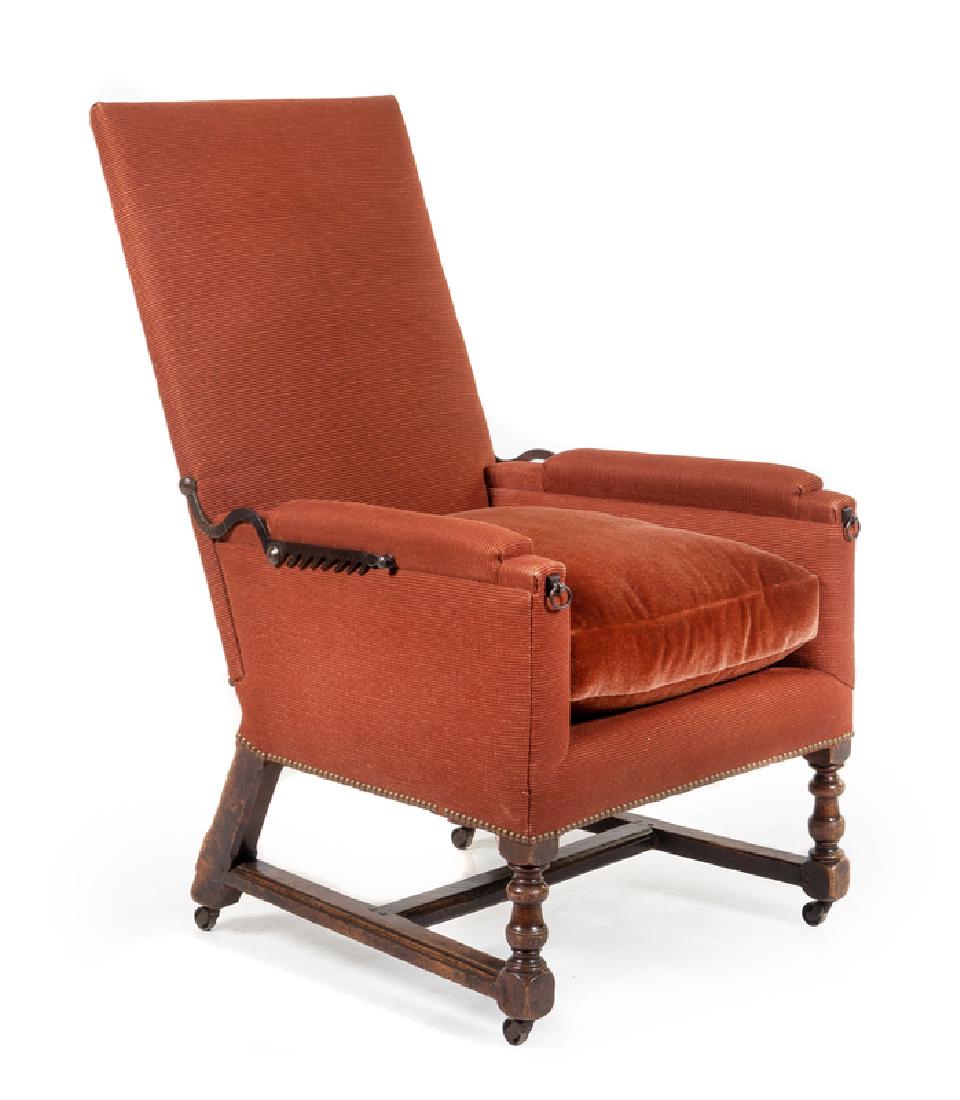 A Louis XIII Walnut Adjustable Easy Chair (1 of 1)