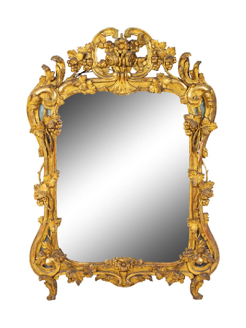 *A Continental Giltwood Mirror (1 of 1)