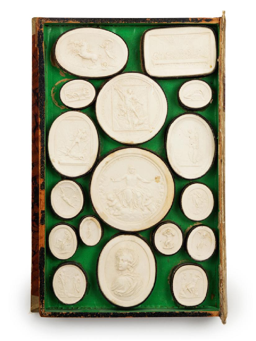 A Collection of 31 Plaster Intaglios (1 of 1)