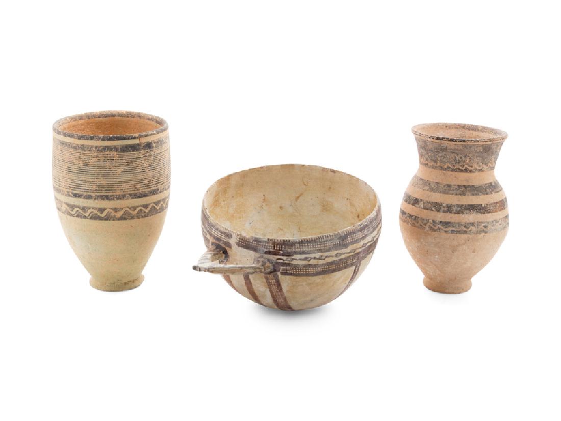 Three Cypriot Pottery Vessels (1 of 1)