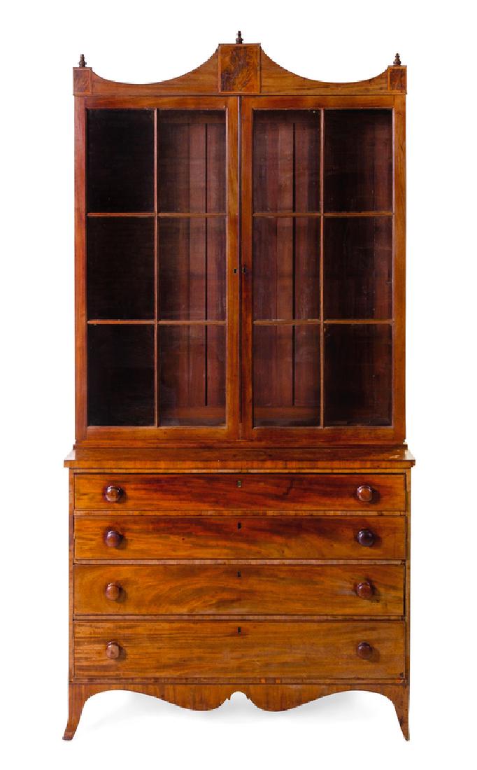 *A George III Style Mahogany Bookcase (1 of 1)