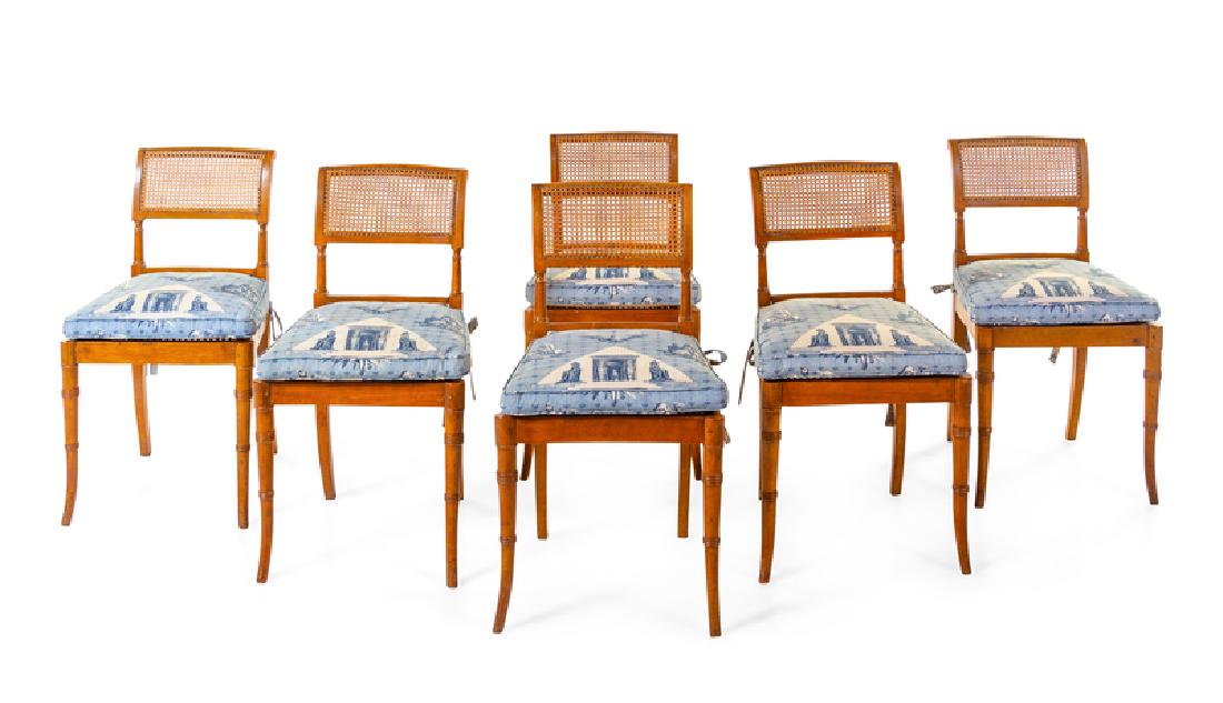 *A Set of Six Regency Style Dining Chairs (1 of 2)
