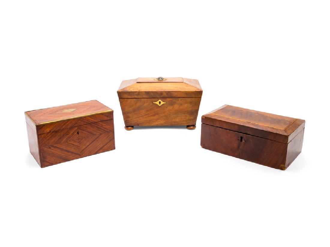 Three Regency Tea Caddies (1 of 4)