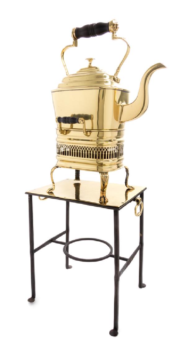 *An English Brass Kettle-on-Stand (1 of 1)