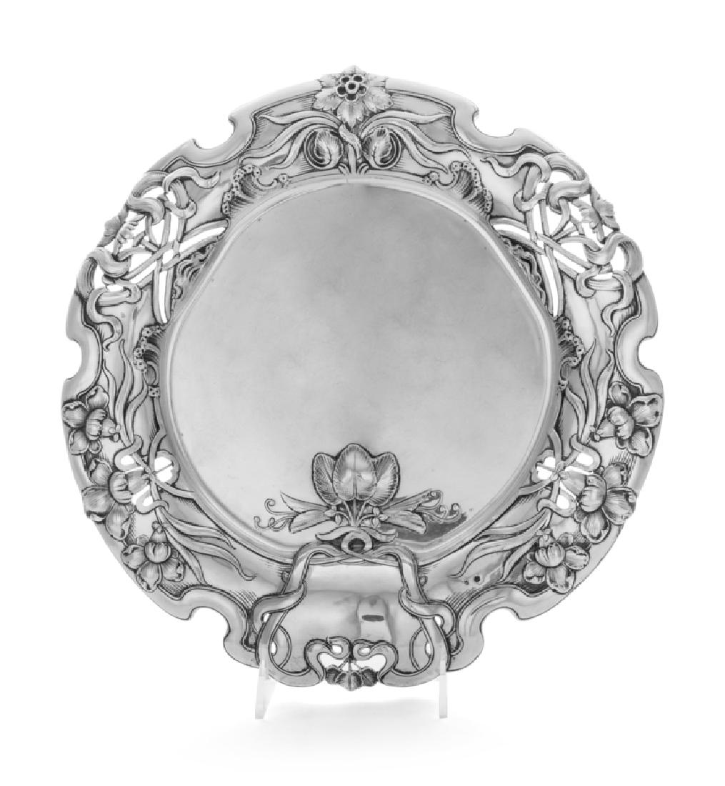 *An Austrian Art Nouveau Silver Serving Dish (1 of 2)