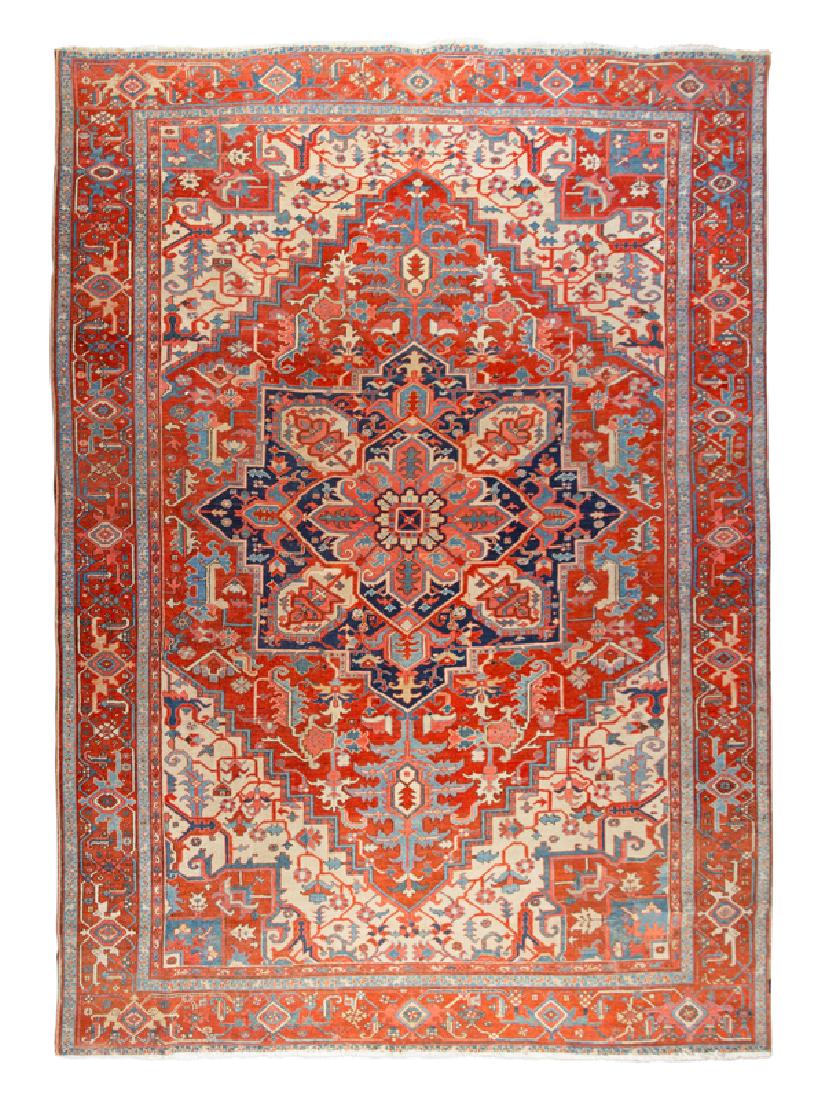 A Heriz Wool Rug (1 of 1)