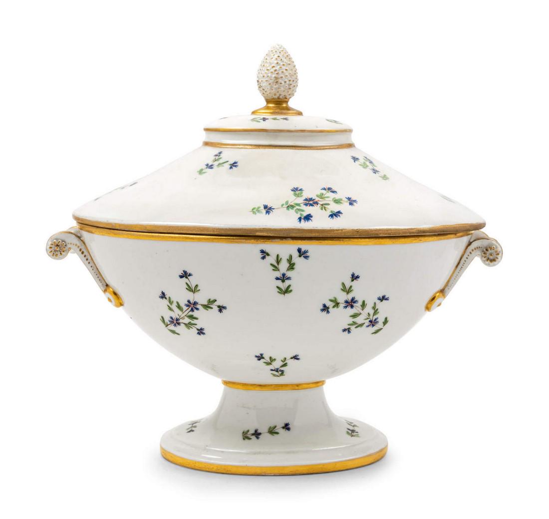 A French Porcelain Tureen and Cover 19TH CENTU (1 of 2)