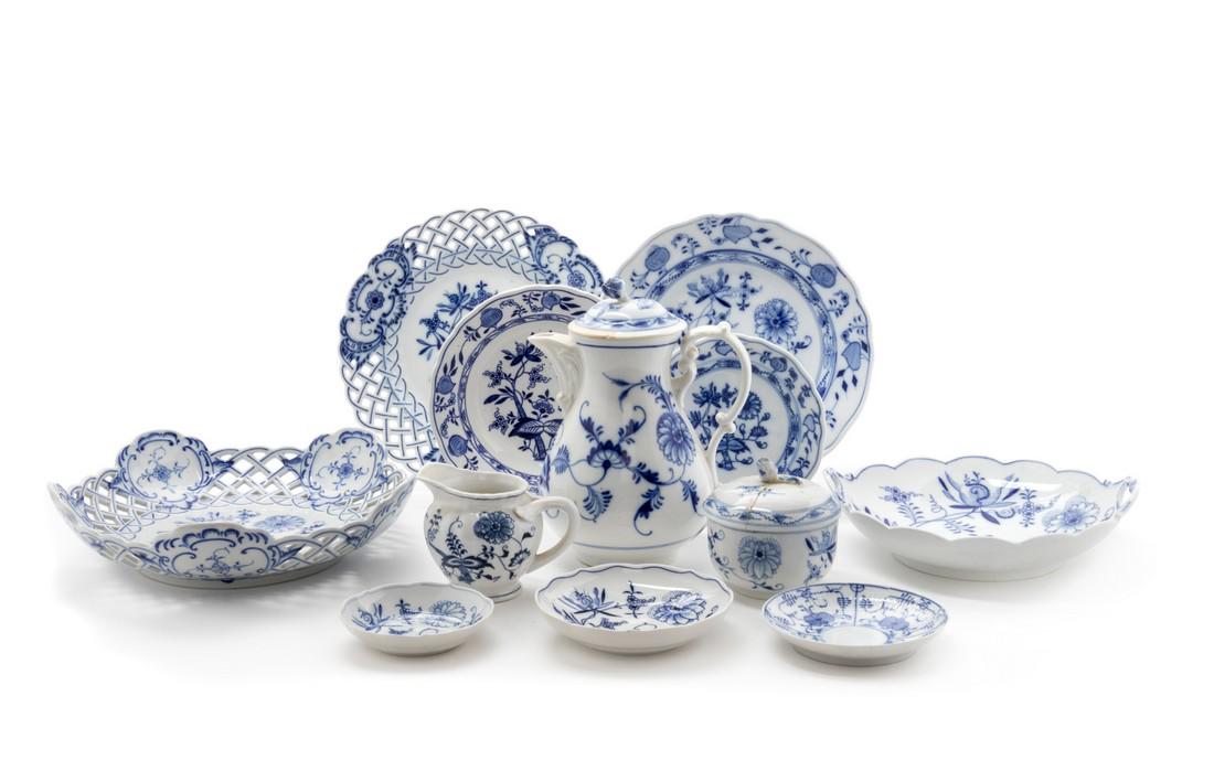 An Assembled Collection of German Porcelain Dinne (1 of 2)