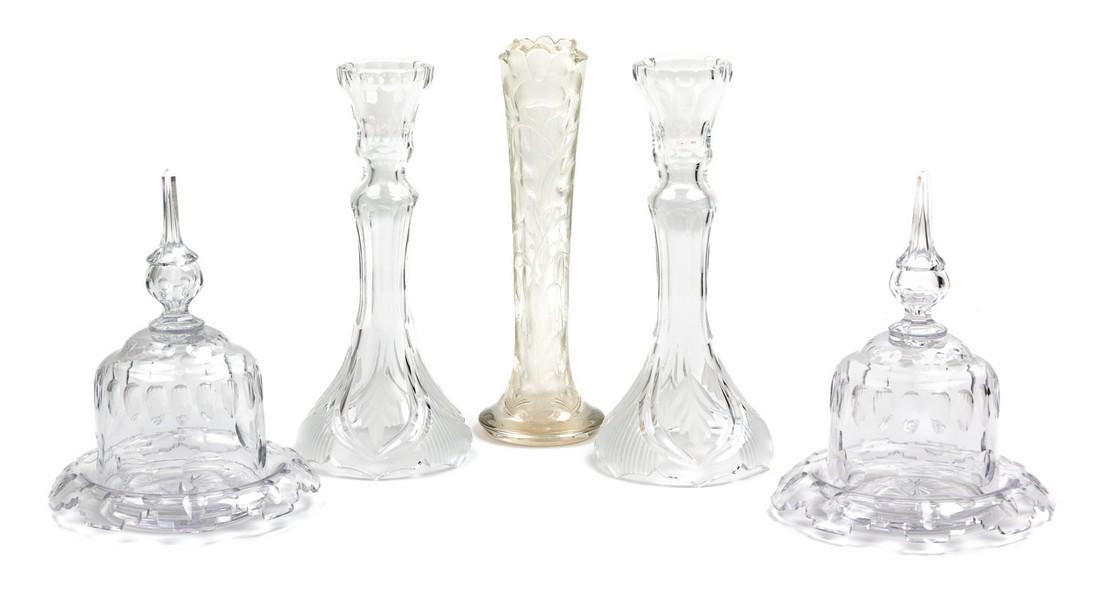 Five Cut Glass Articles 19TH CENTURY compri (1 of 1)