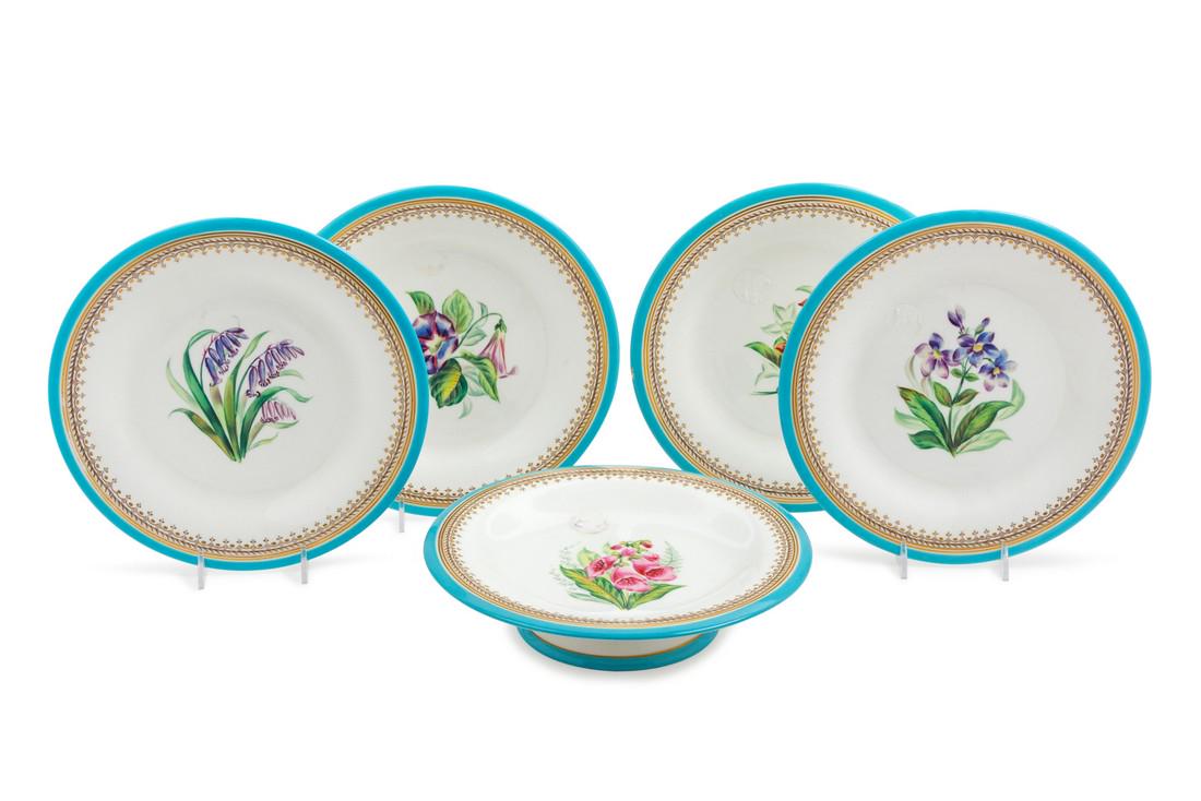 A Partial Worcester Porcelain Dessert Service (1 of 1)