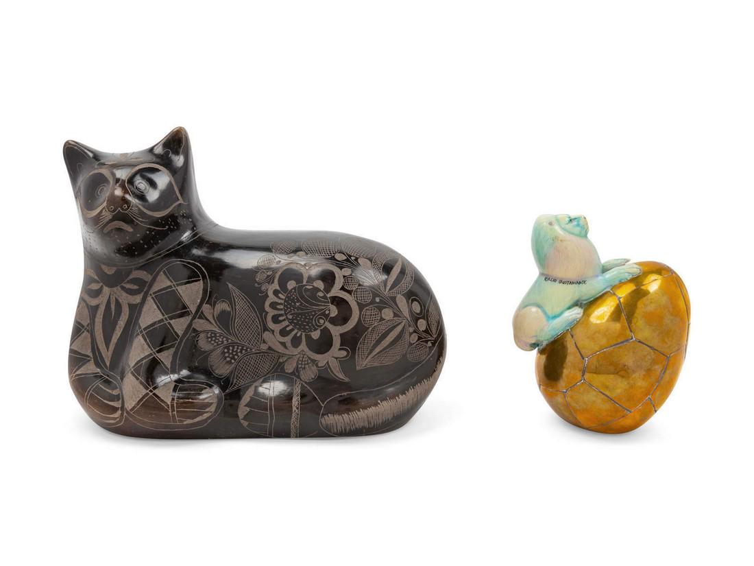 A Sergio Bustamante Porcelain and Brass Veneered (1 of 2)