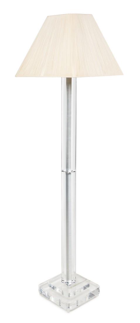 A Lucite Floor Lamp SECOND HALF 20TH CENTURY < (1 of 1)