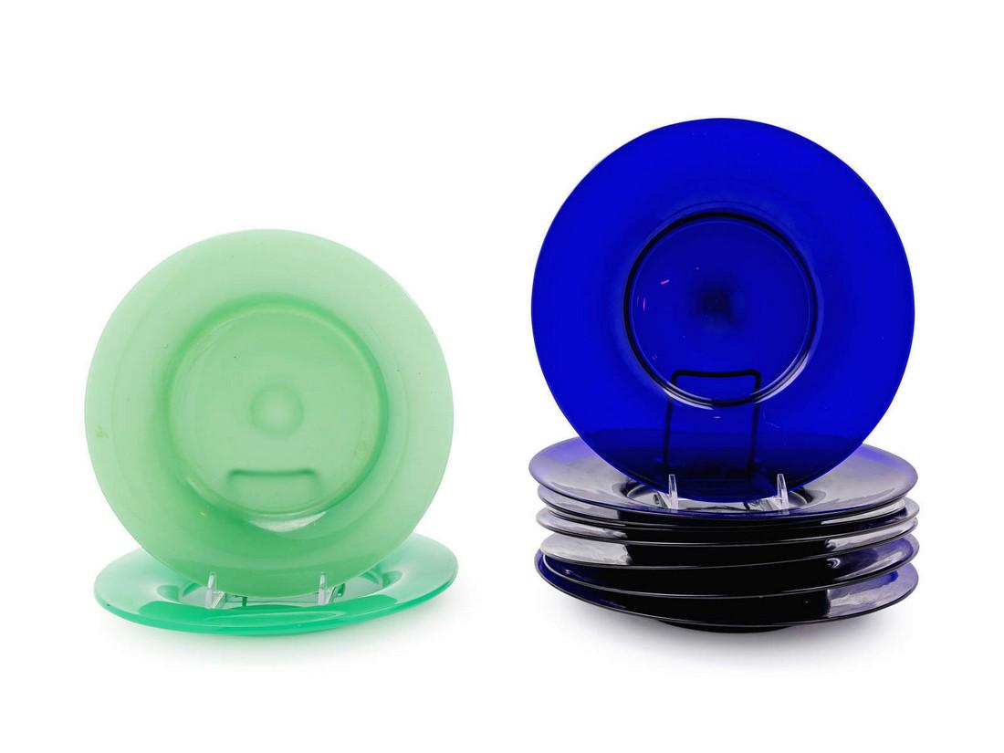 A Group of Glass Plates 20TH CENTURY compri (1 of 3)