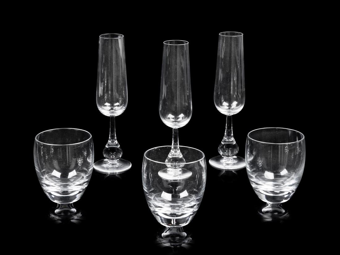 A Group of Baccarat Glass Stemware 20TH CENTUR (1 of 2)