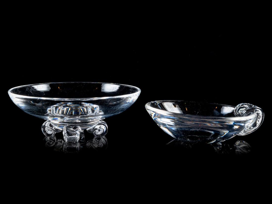Two Steuben Glass Bowls 20TH CENTURY each o (1 of 1)