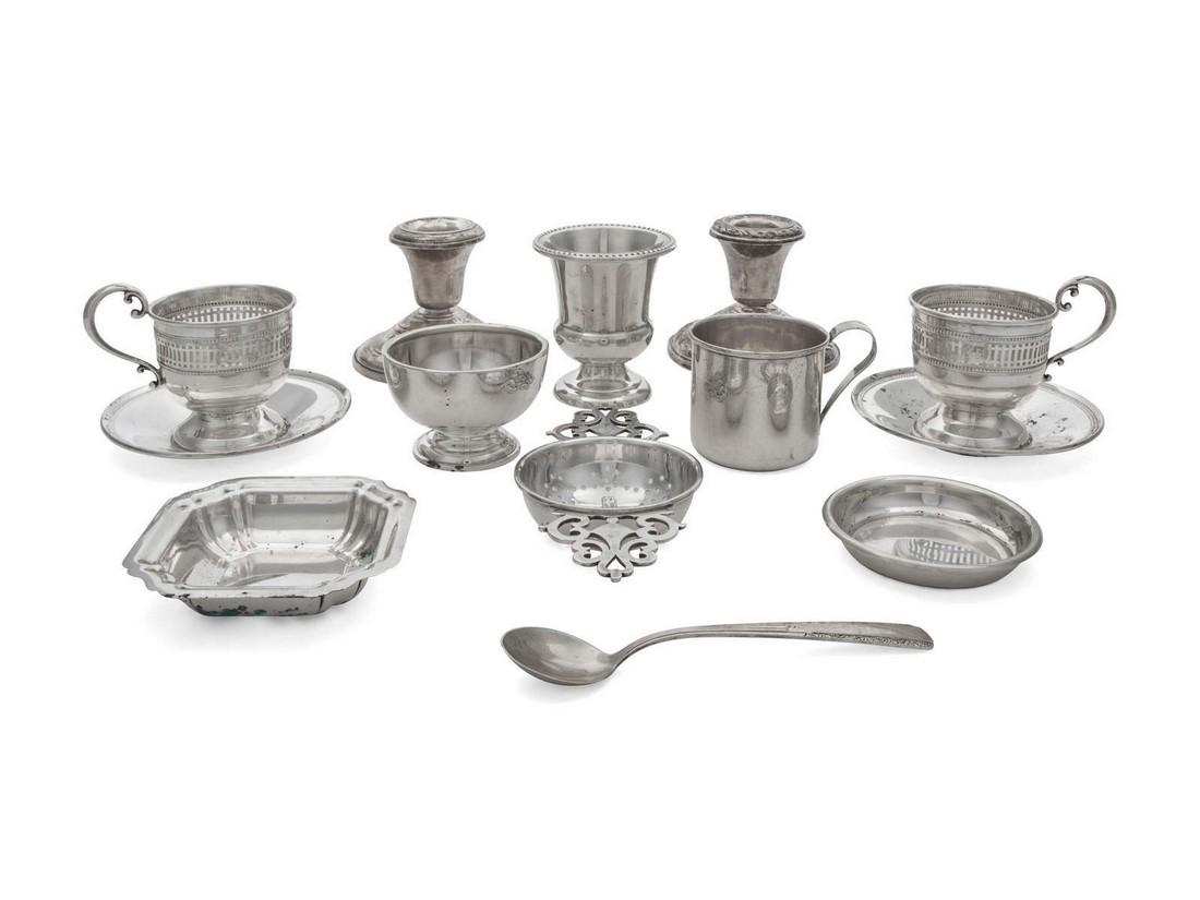 A Group of Silver Table Articles Various maker (1 of 2)