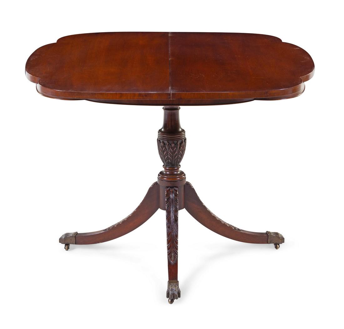 A Regency Mahogany Flip-Top Game Table 19TH CE (1 of 2)