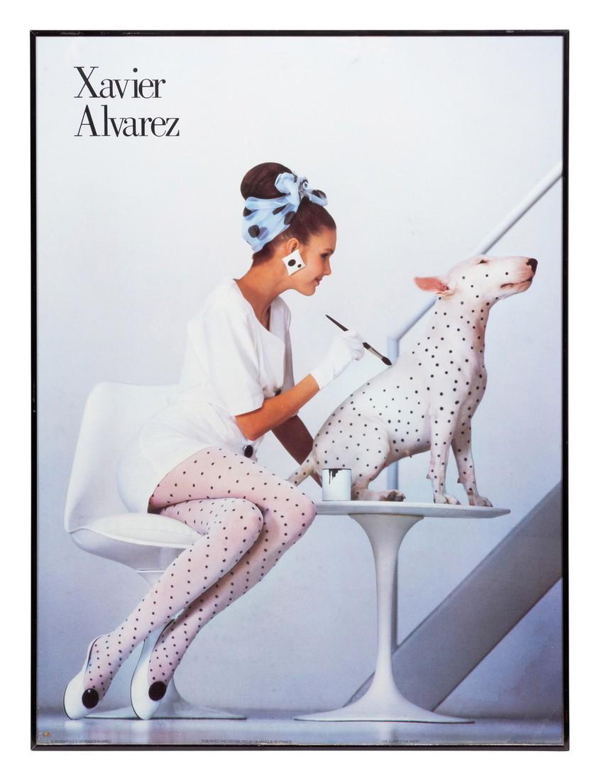 A Xavier Alvarez Poster 31 x 33 inches.: A Xavier Alvarez Poster 31 x 33 inches.
