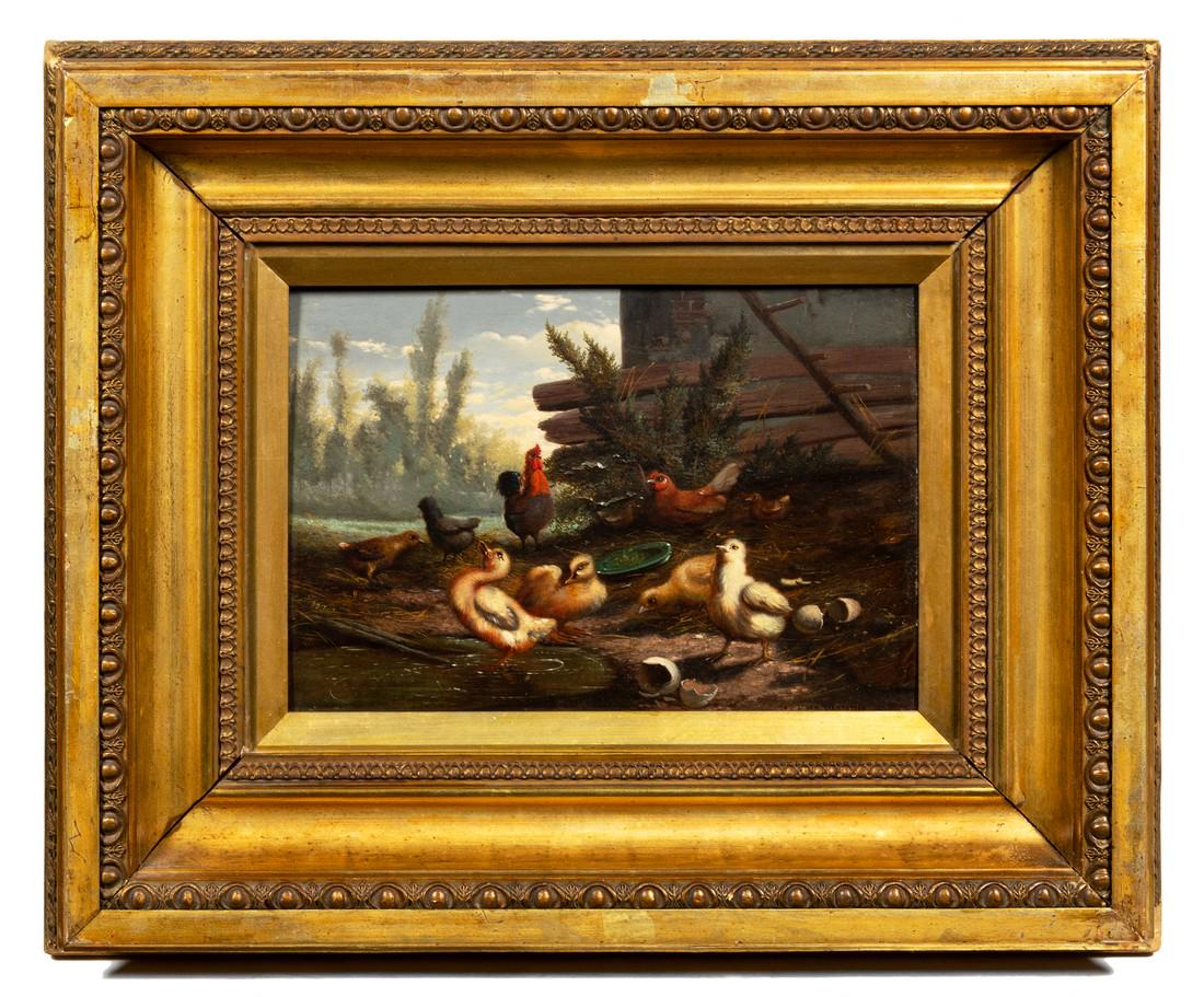 Jef Louis van Leemputten(Belgian, 1865-1948)Ducks (1 of 1)