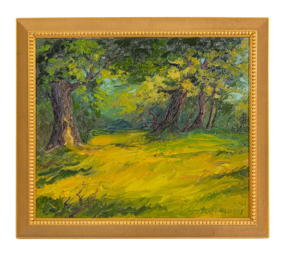 Yuri Skorupsky (20th century) Three Trees<b (1 of 2)