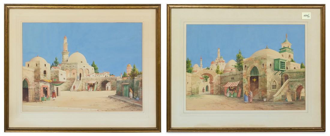 James Grieg(British, 1861-1941)A Corner of Old Al (1 of 3)