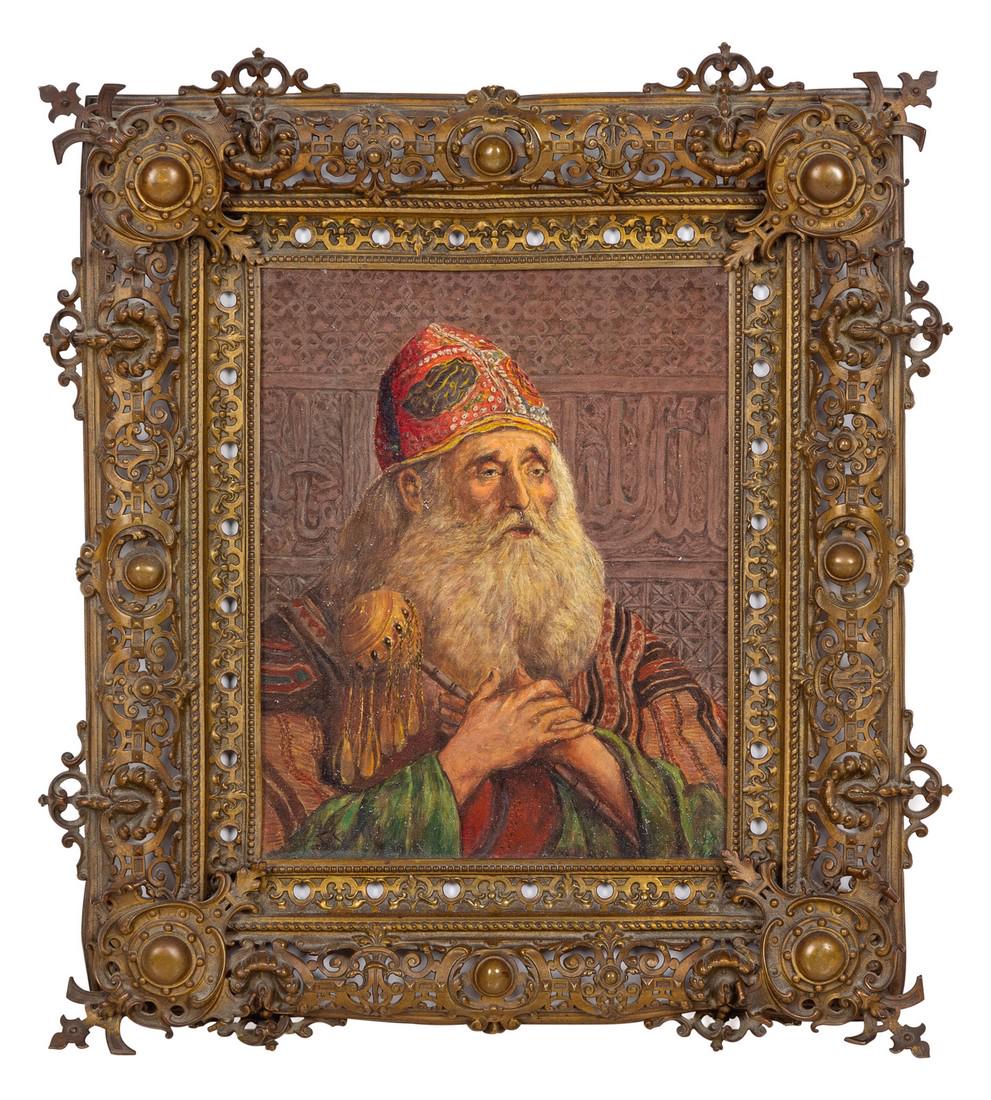 Artist Unknown 19TH/20TH CENTURY Portrait: Artist Unknown 19TH/20TH CENTURY Portrait of a Religious Leader oil on board 14 x 11 inches. Origin: Property from the Margaret A. Cooper Trust, Evanston, Illinois, sold to benefit St. Jude Childr