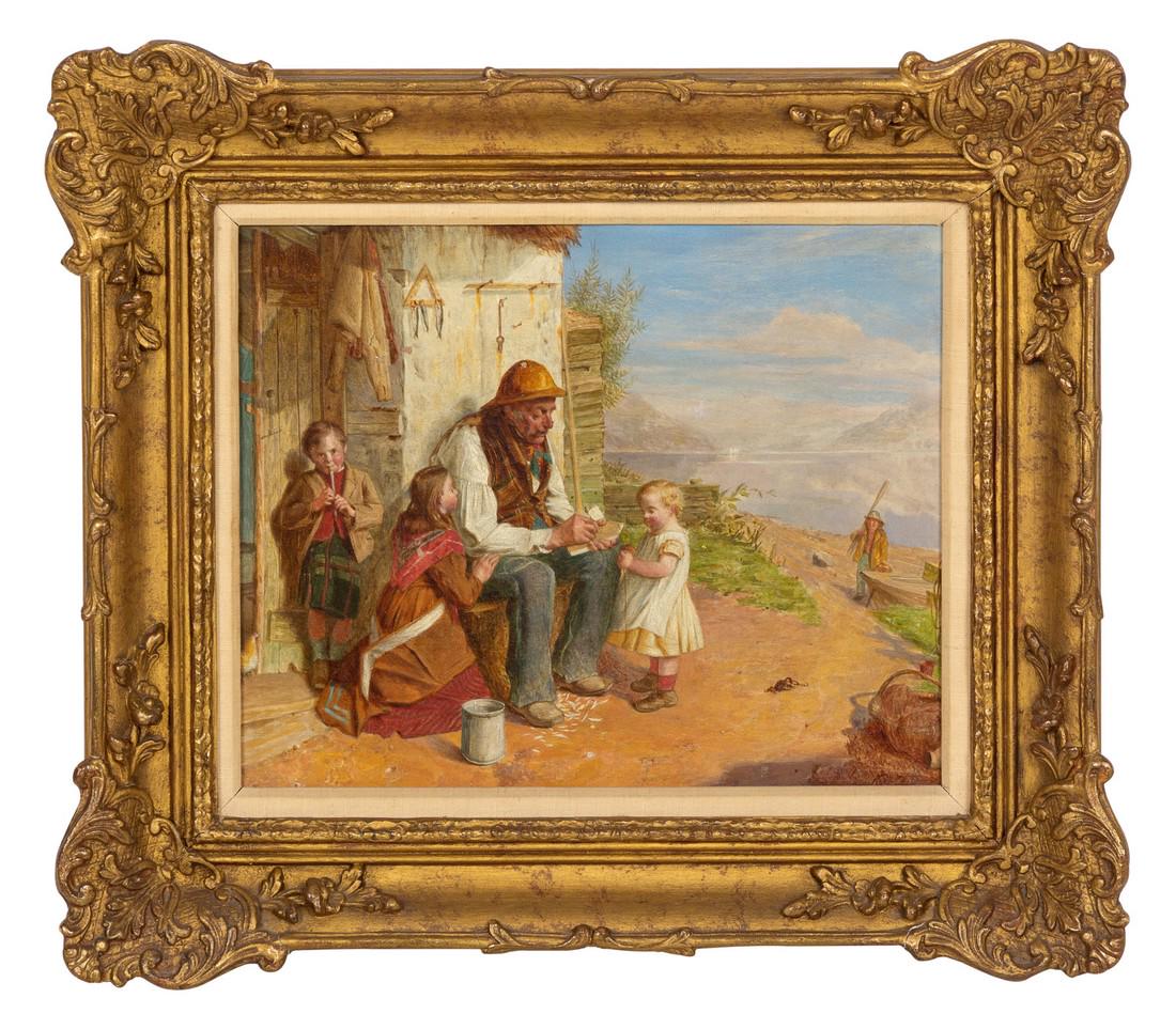 Artist Unknown  20TH CENTURY Fisherman with (1 of 1)