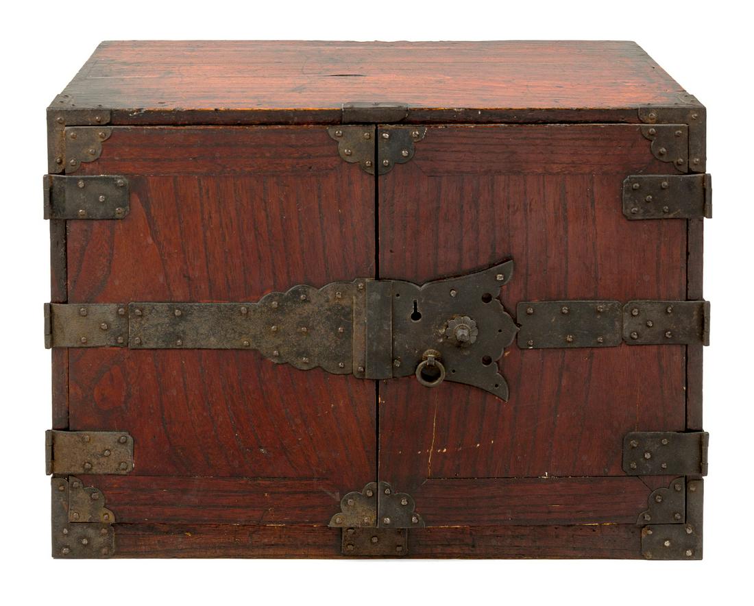 A Chinese Metal Mounted Chest (1 of 1)