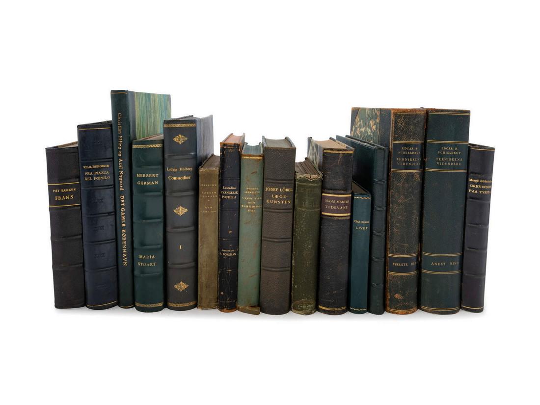 [Scandinavian Bindings] A Collection of Sixteen W: [Scandinavian Bindings] A Collection of Sixteen Works.