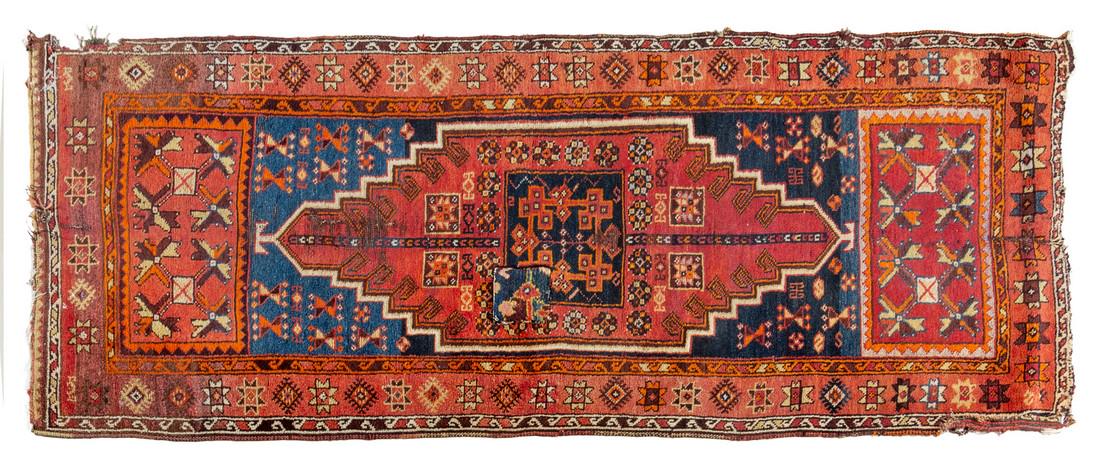 A Heriz Wool Runner  Circa 1900 7 feet 3 1/ (1 of 1)