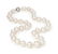 A 14 Karat White Gold, Diamond and Cultured South Sea