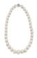 A 14 Karat White Gold, Diamond and Cultured South Sea - 2