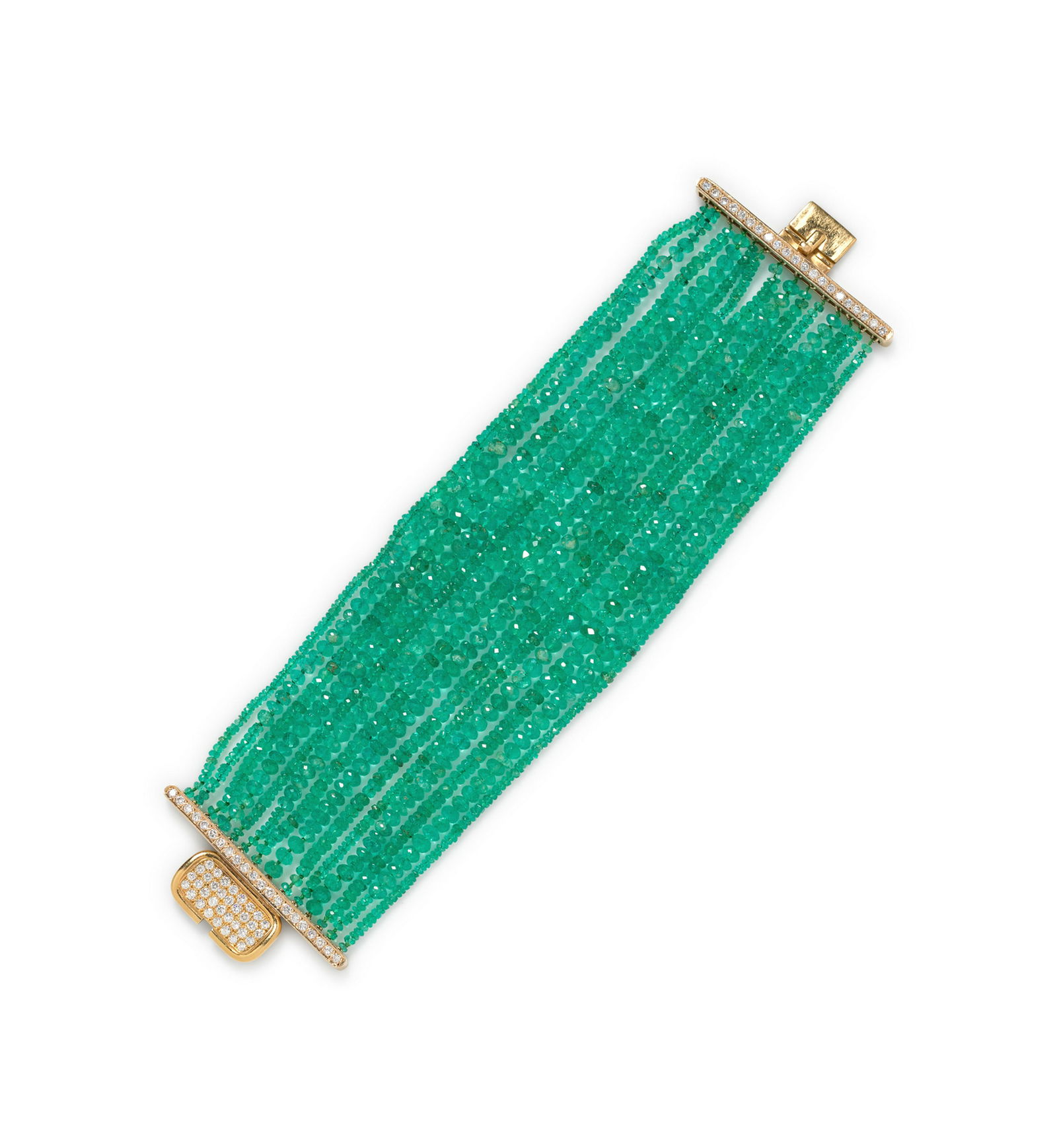 An 18 Karat Yellow Gold, Diamond and Multistrand (1 of 1)