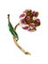 A Vintage 14 Karat Yellow Gold, Diamond, Ruby and