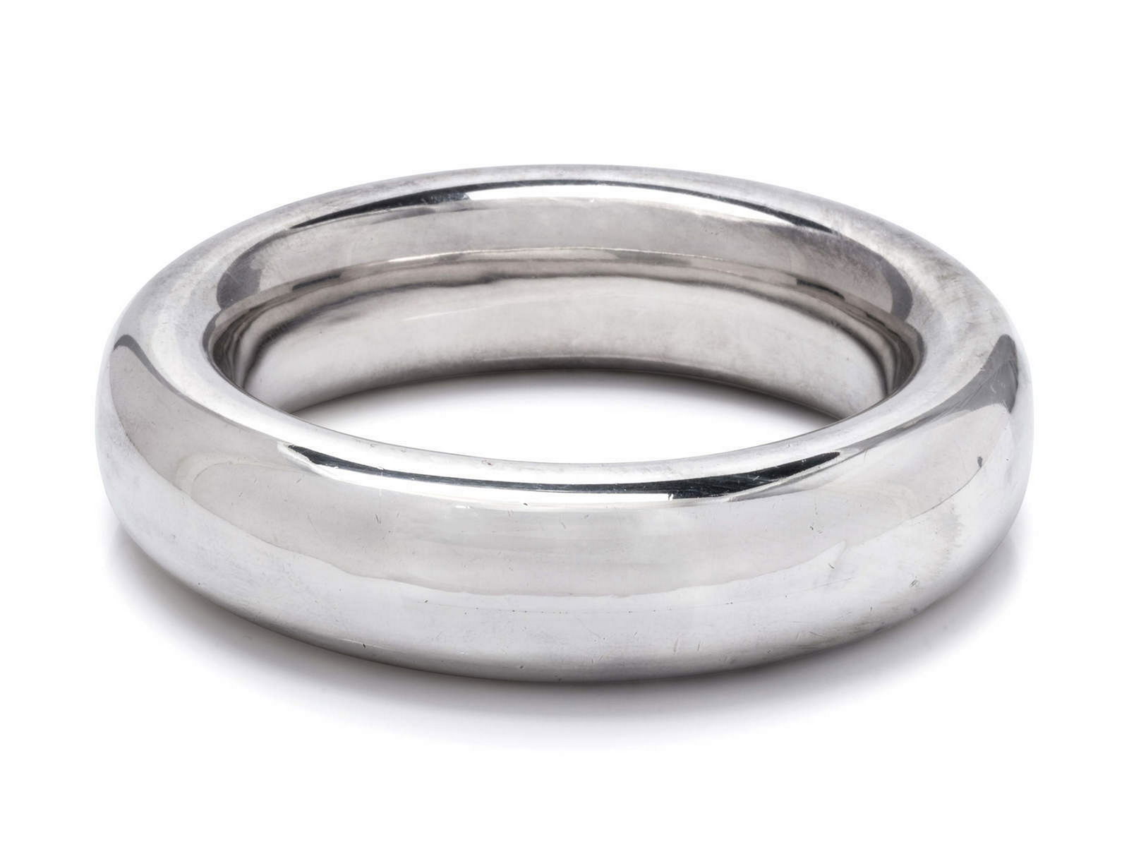 A Sterling Silver 'Doughnut' Bangle Bracelet, Elsa (1 of 2)