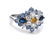 An 18 Karat White Gold, Colored Diamond, Diamond and - 2