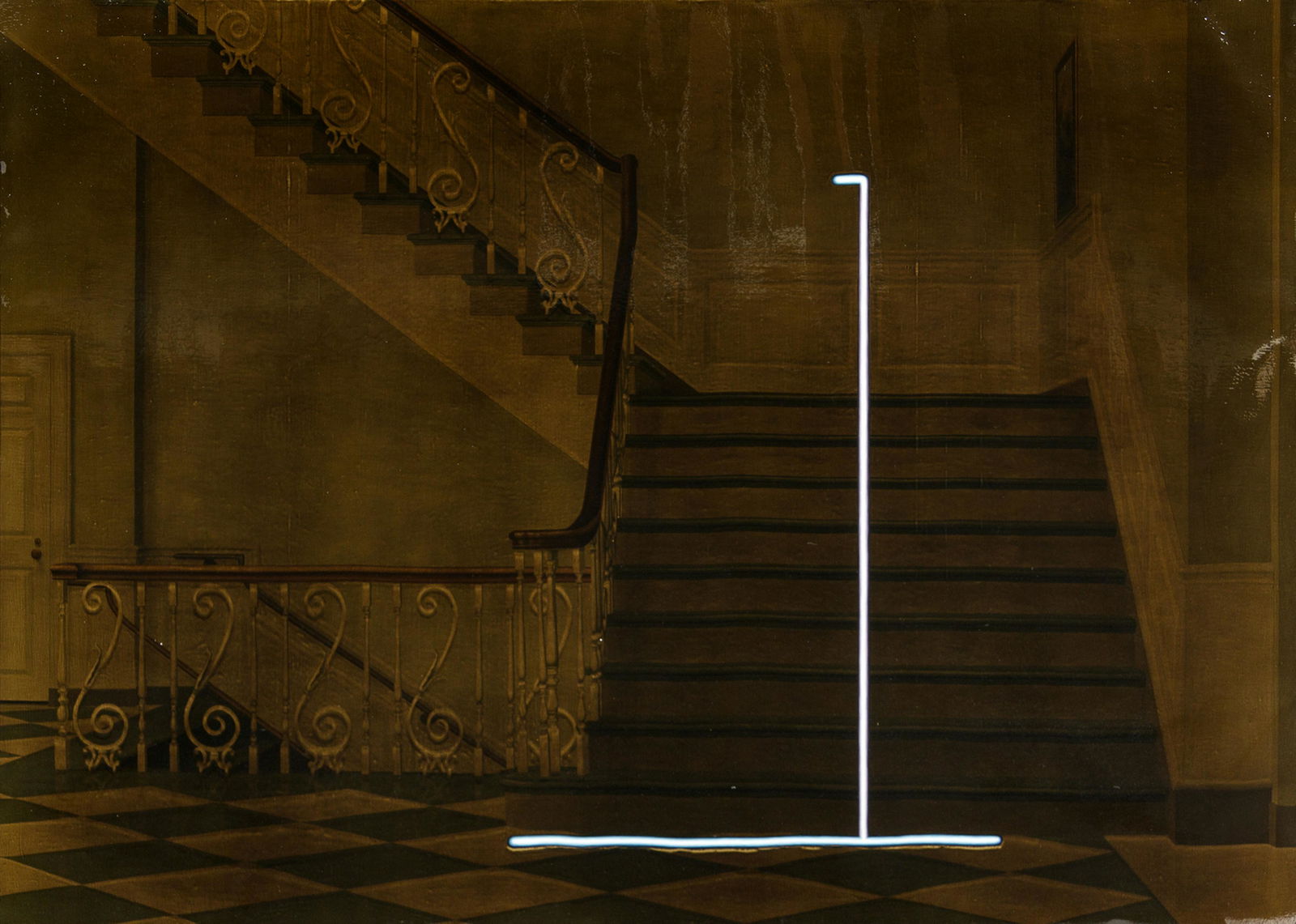 David Klamen (American, b. 1961) Untitled, 1993: David Klamen (American, b. 1961) Untitled, 1993 oil on canvas signed Klamen and dated (verso) 60 x 84 inches. Richard Gray Gallery, Chicago