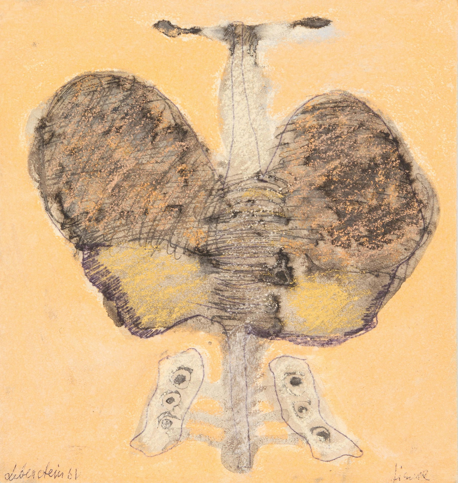 Jan Lebenstein (Polish/French, 1930-1999) Figure, (1 of 1)