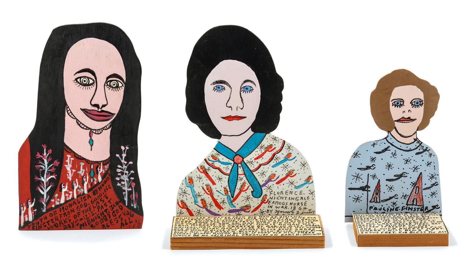 Howard Finster (American, 1916-2001) A Group of T (1 of 1)