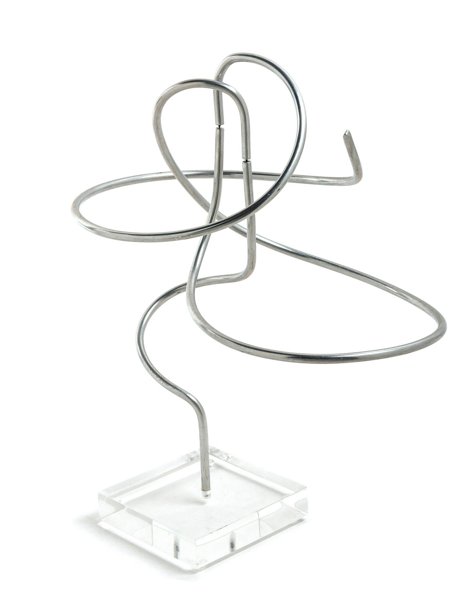 Charles Taylor (American, 20th century) Untitled: Charles Taylor (American, 20th century) Untitled (Kinetic Sculpture) aluminum inscribed Charles Taylor Height: 13 1/2 inches.